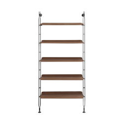 KARTELL wall bookcase with 5 shelves ADAM WOOD