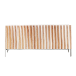 HORM buffet avec 5 portes LEON sur base Minimal Design L 240 cm