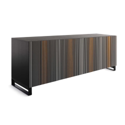 HORM buffet avec 4 portes CARLOS sur base Minimal Design L 192 cm