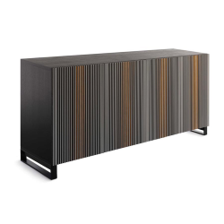 HORM buffet avec 4 portes CARLOS sur base Minimal Design L 192 cm