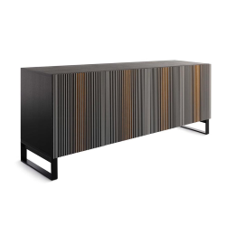 HORM buffet avec 4 portes CARLOS sur base Minimal Design L 192 cm