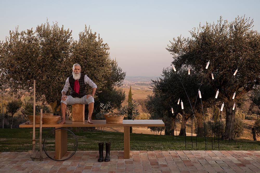 KARMAN outdoor floor lamp NILO