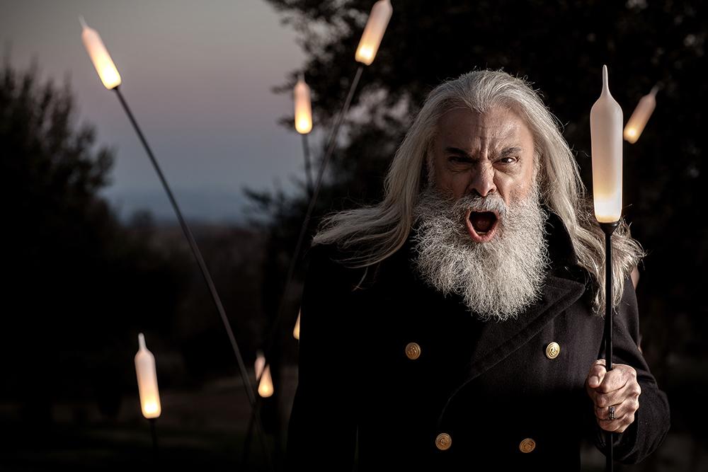 KARMAN outdoor floor lamp NILO