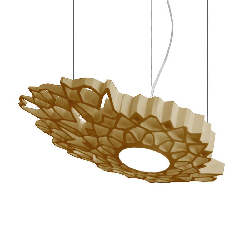 KARMAN lampe à suspension NOTREDAME SMALL (3000K or - technopolymères)