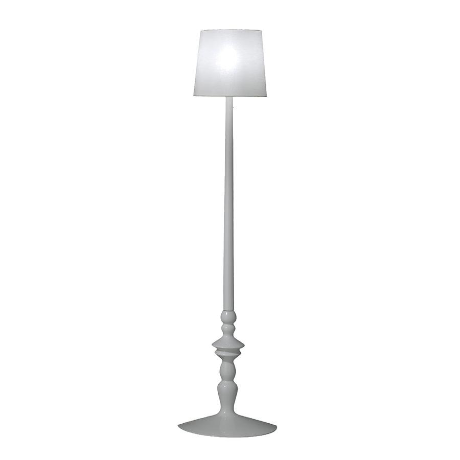 KARMAN lampe murale applique ALÌ E BABÀ H 150 cm (Blanc brillant - Céramique et lin)