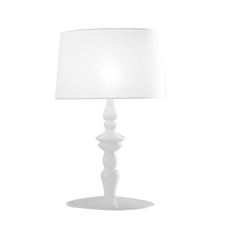 KARMAN lampe de table ALÌ E BABÀ (H 68 cm - Céramique et lin)