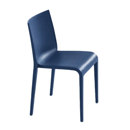 ET AL set de 4 chaises NASSAU 533 (Bleu Capri - Polypropylène)