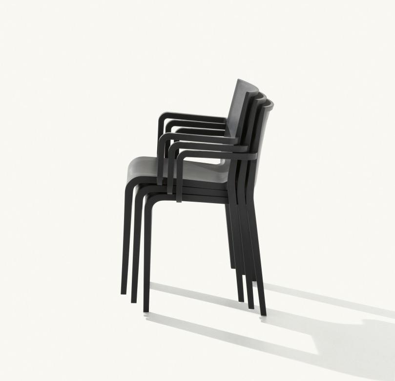 ET AL set de 4 chaises avec accoudoirs NASSAU 534