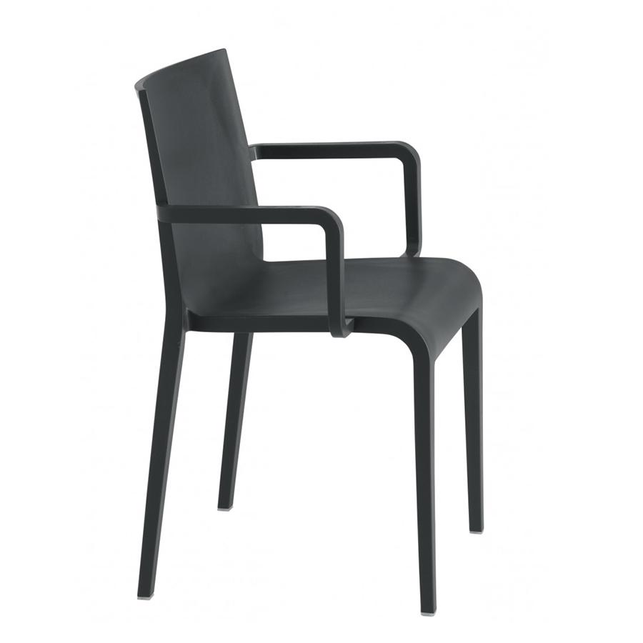 ET AL set de 4 chaises avec accoudoirs NASSAU 534 (Couleur au choix - Polypropylène)