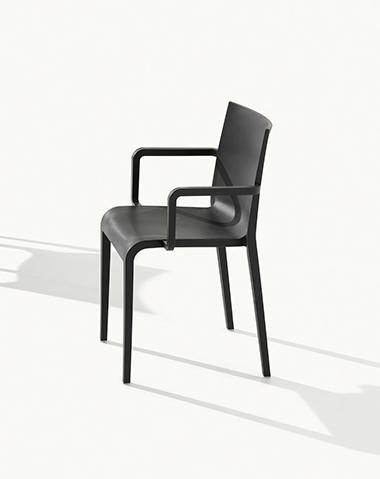 ET AL set de 4 chaises avec accoudoirs NASSAU 534