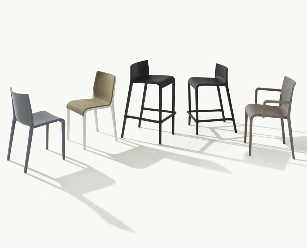 ET AL set de 4 chaises avec accoudoirs NASSAU 534