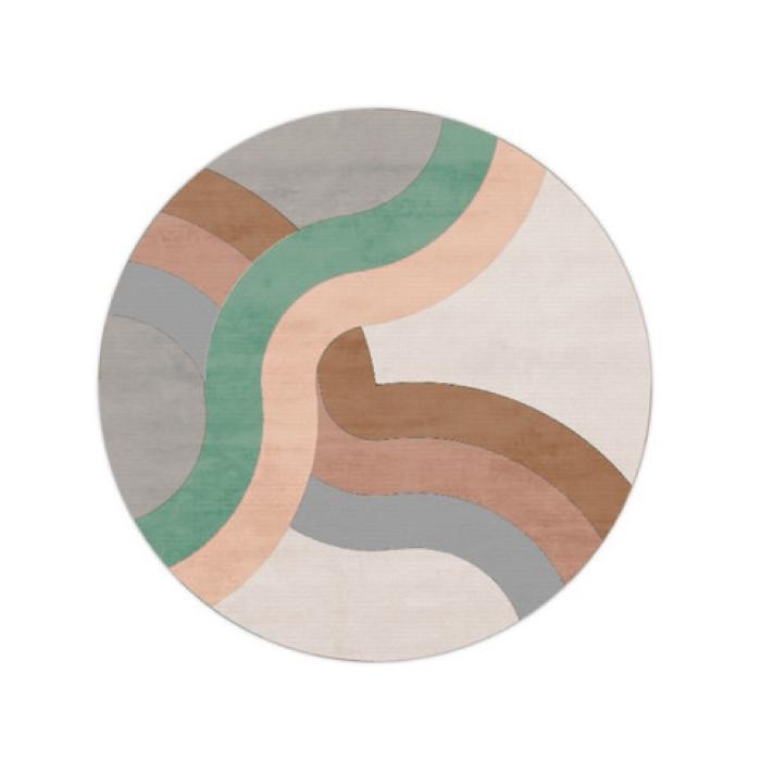 KARTELL tapis ronde RUGS (2355F7 - Laine de l'Himalaya)