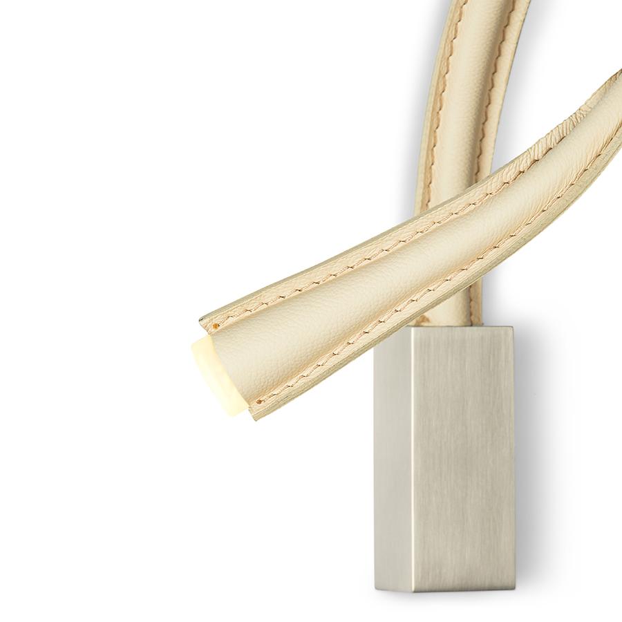 CONTARDI wall lamp FLEXILED in leather without switch