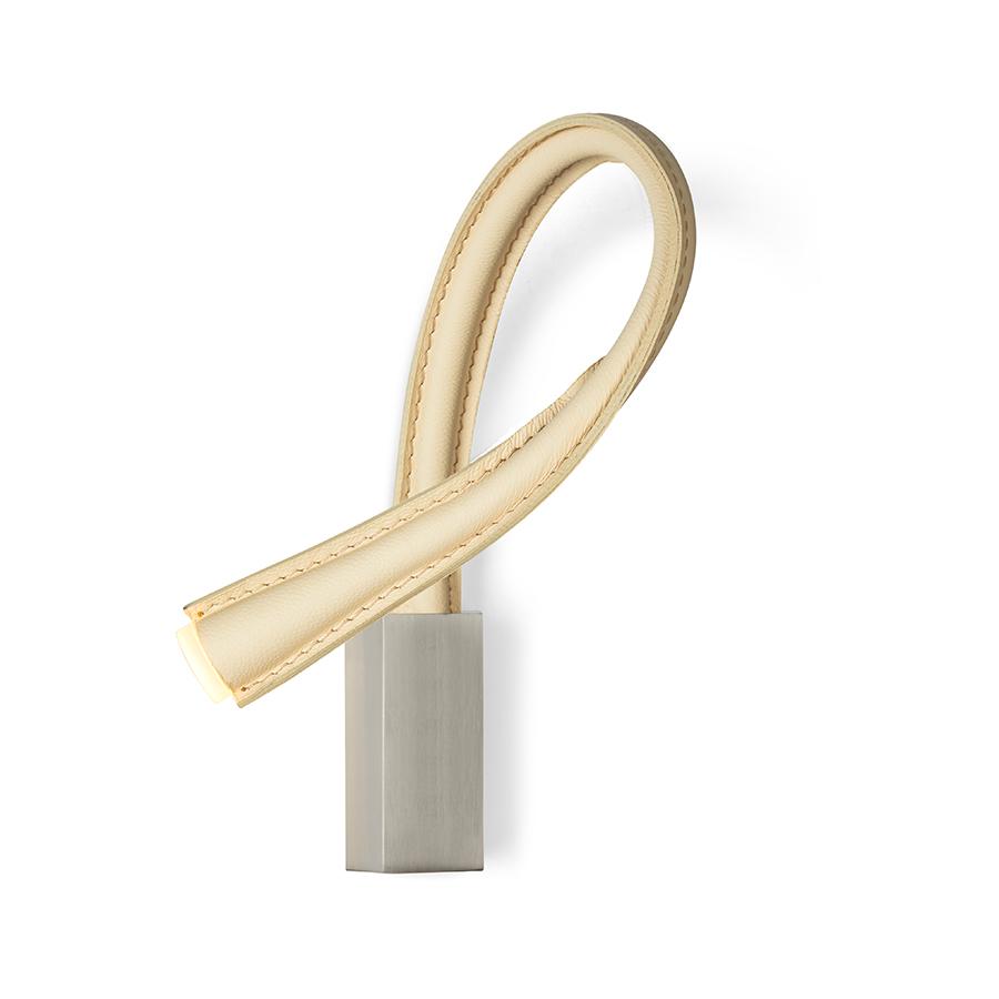 CONTARDI wall lamp FLEXILED in leather without switch