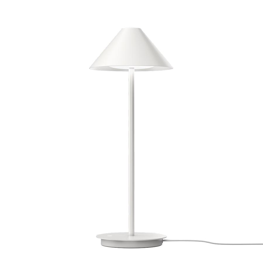 LOUIS POULSEN lampe de table KEGLEN (Blanc, LED 2700-2000K - Aluminium)