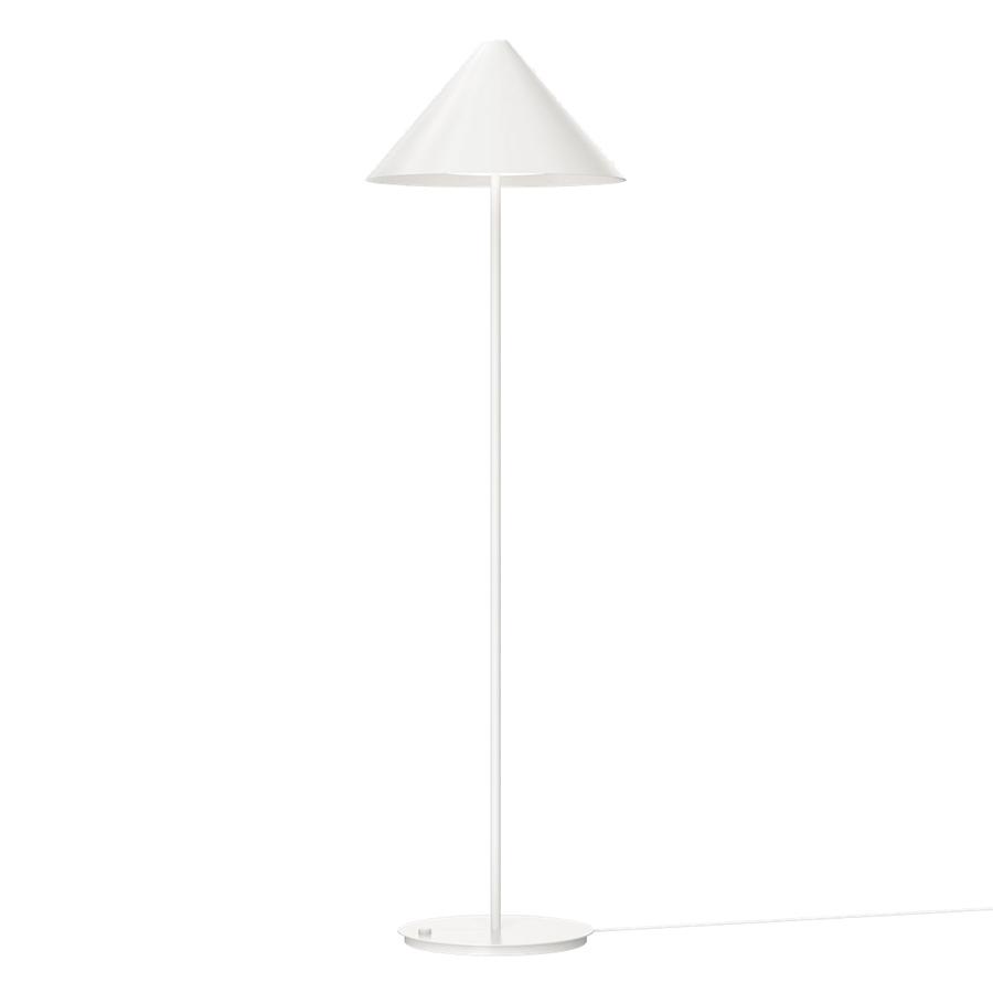 LOUIS POULSEN lampadaire KEGLEN (Blanc, LED 3000K - Aluminium)