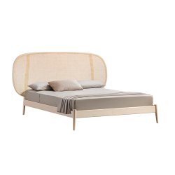 MINIFORMS lit deux personnes SHIKO WEIN pour sommier et matelas 160 x 200 cm