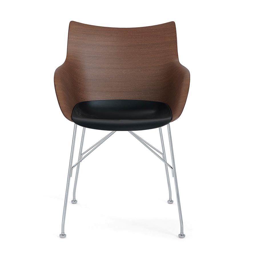KARTELL chair with arms Q/WOOD