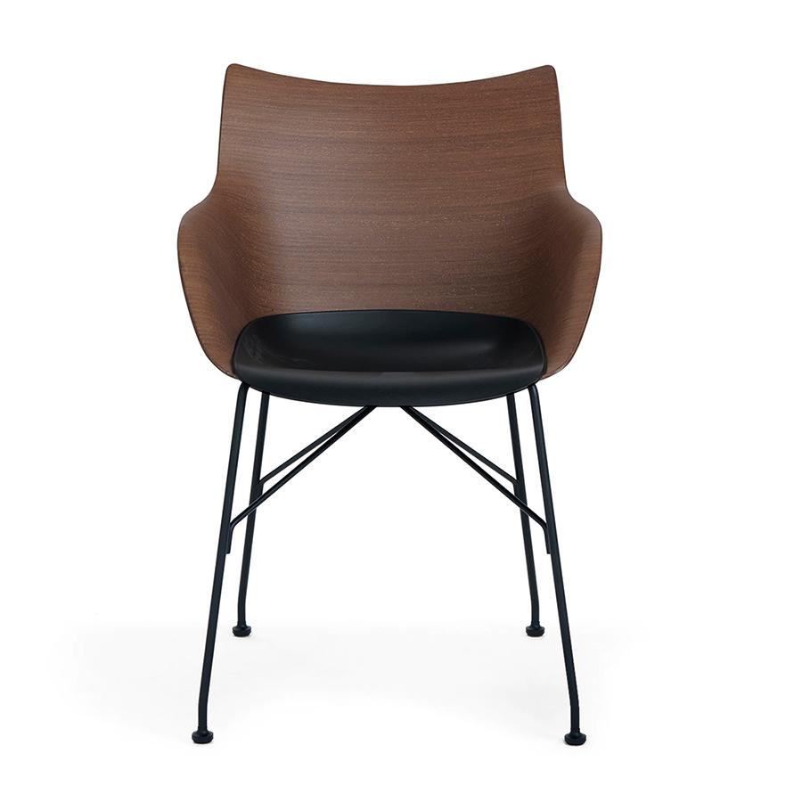 KARTELL chaise avec accoudoirs Q/WOOD