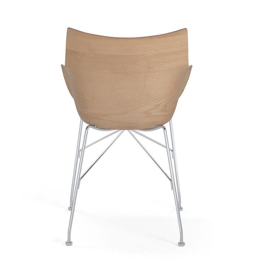 KARTELL chaise avec accoudoirs Q/WOOD