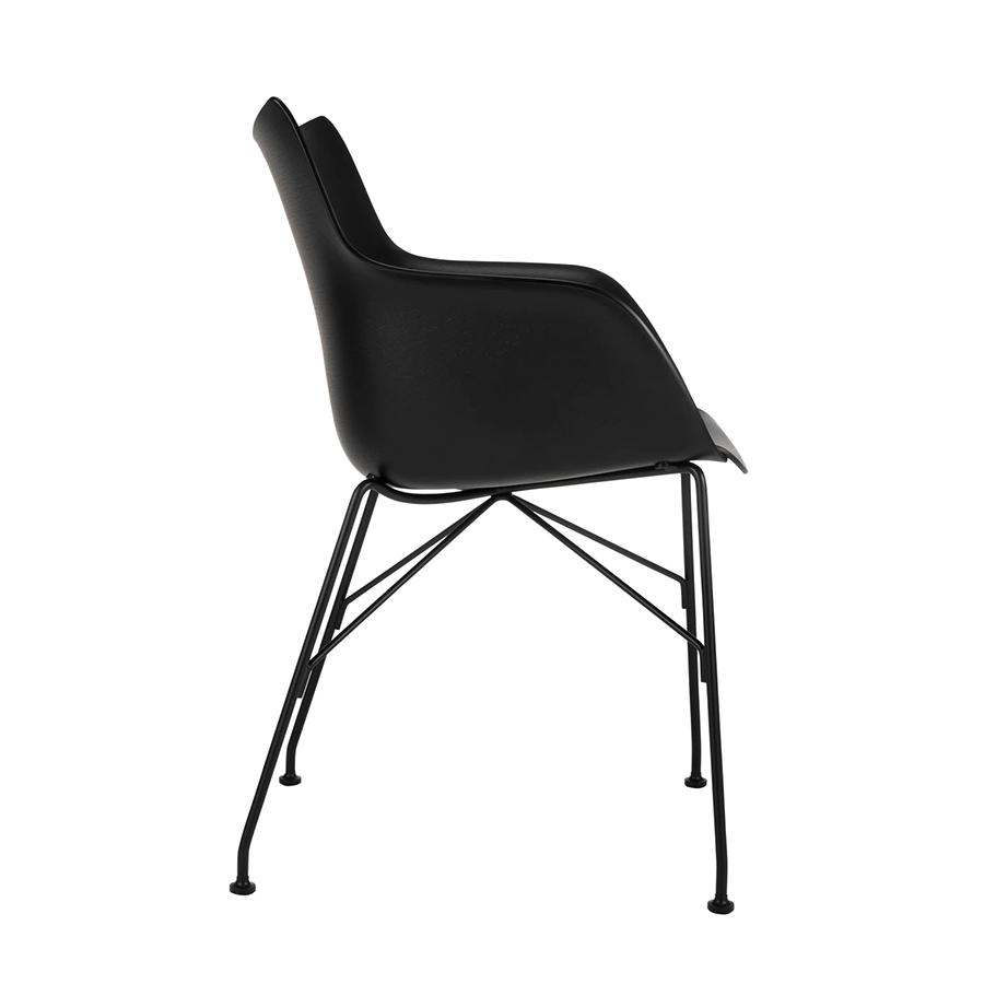 KARTELL chair with arms Q/WOOD