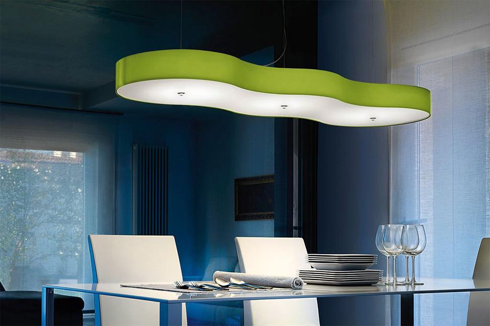 MODOLUCE lampe à suspension OTTOVOLANTE LED DIMMER DALI 150 cm