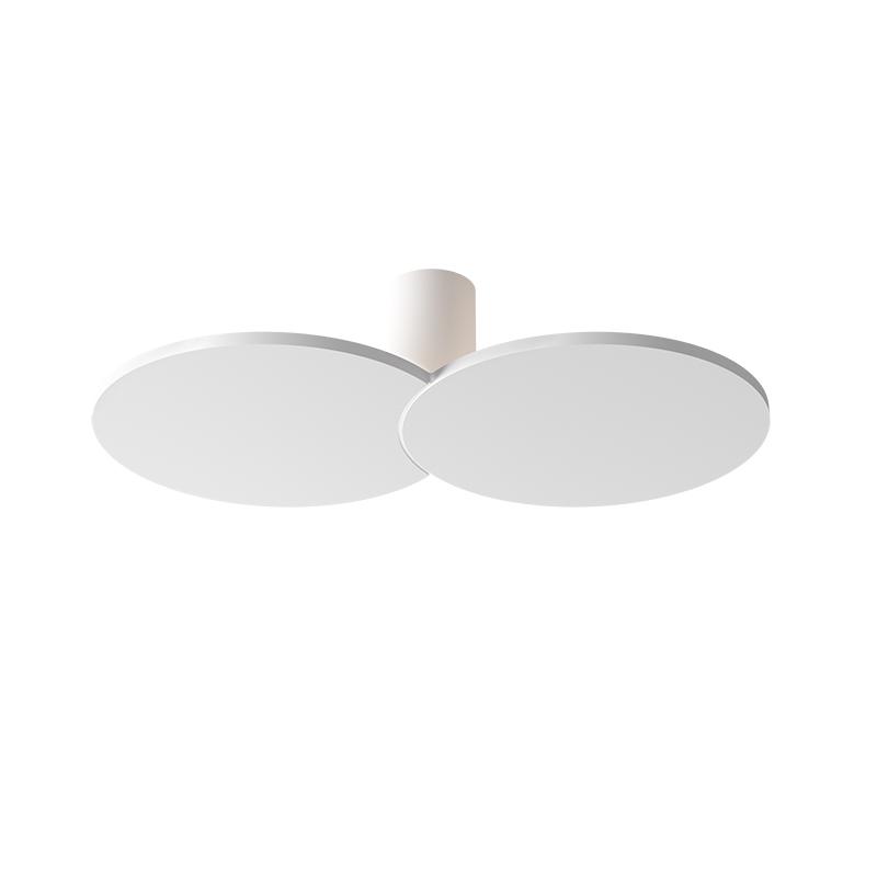 ROTALIANA lampe murale applique ou lampe au plafond plafonnier COLLIDE H1 (blanc, 2700K - Aluminium)