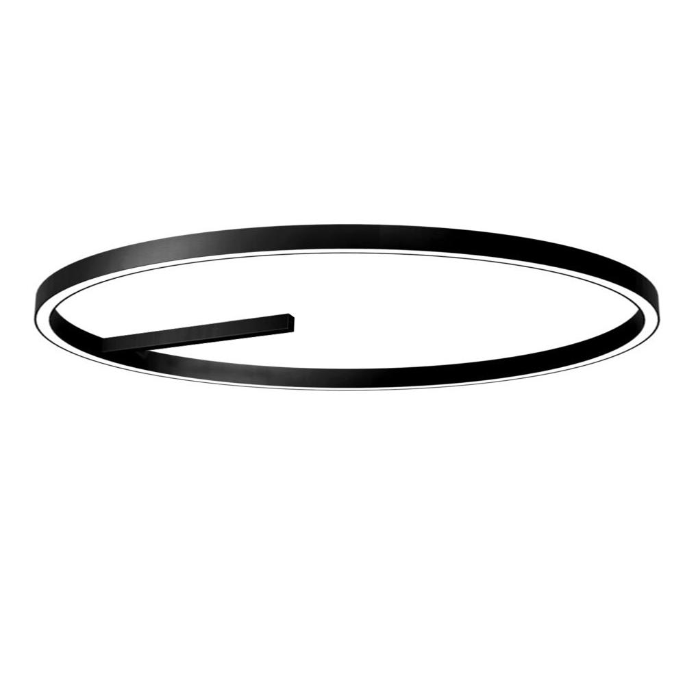 NEMO STUDIO lampe au plafond ZIRKOL CEILING Ø 100 cm (noir 2700K - Aluminium verni)