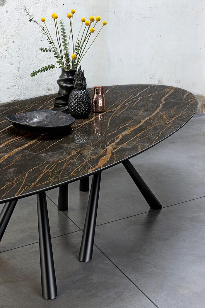 MIDJ oval table FOREST 280x120 cm