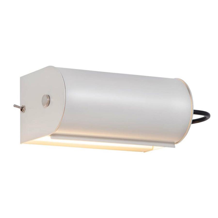 NEMO lampe murale applique APPLIQUE CYLINDRIQUE PETITE (White wash - Aluminium)