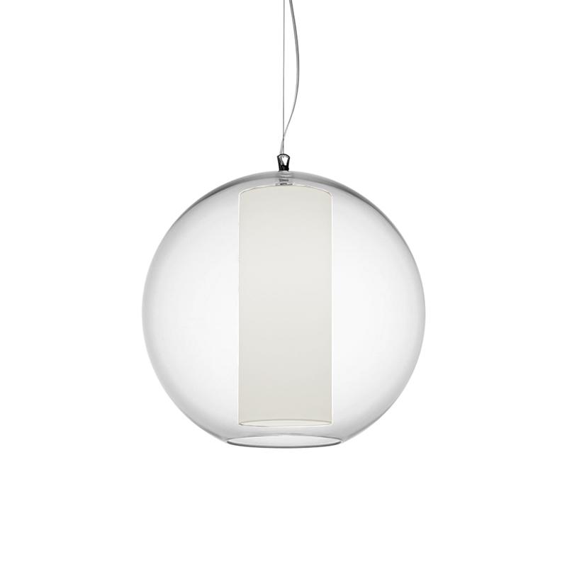 MODOLUCE lampe à suspension BOLLA Ø 50 cm (Opale - PMMA transparent et polycarbonate)