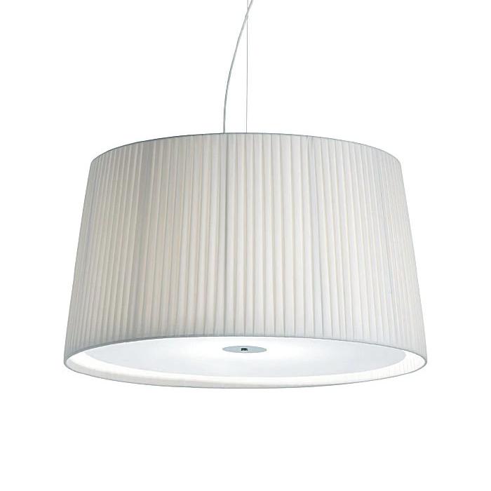 MODOLUCE lampe à suspension MILLELUCI Ø 120 cm (Plissé ribbon - Tissu et plexiglas opale)