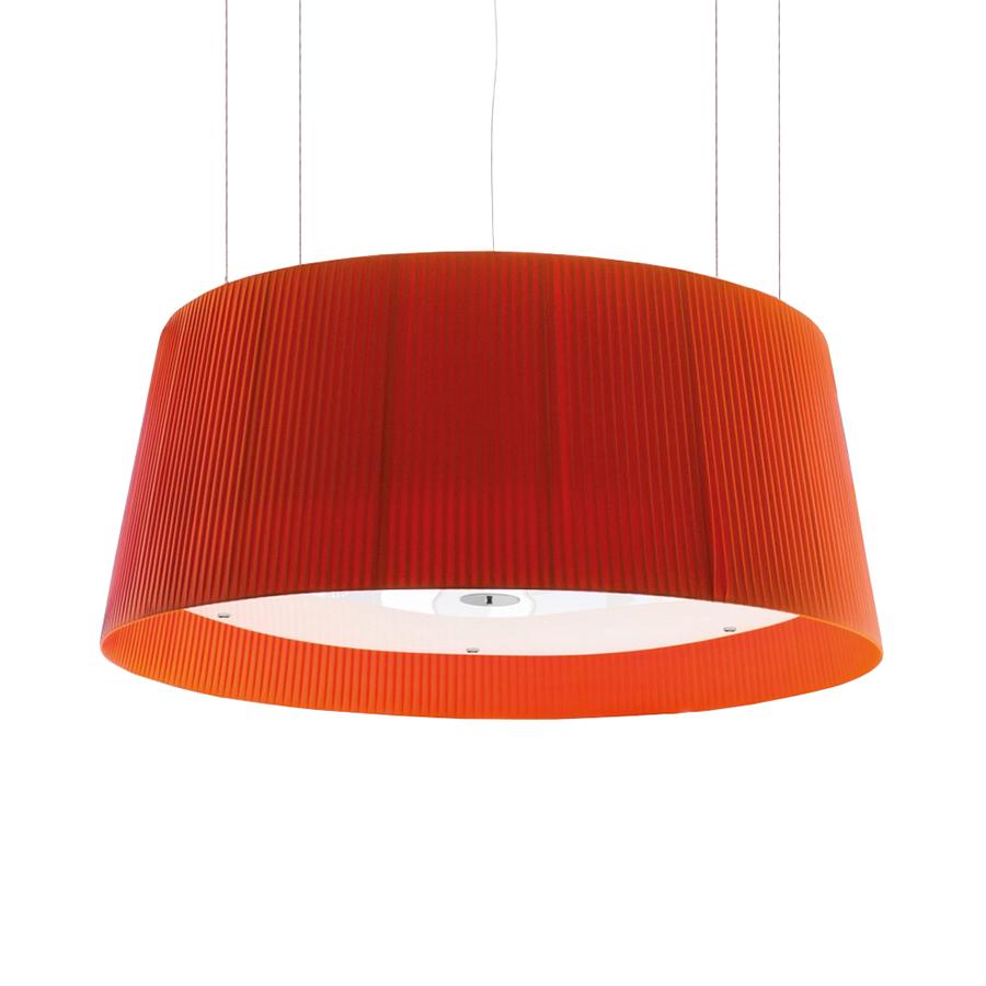 MODOLUCE lampe à suspension MILLELUCI Ø 150 cm (Plissé - Tissu et plexiglas opale)