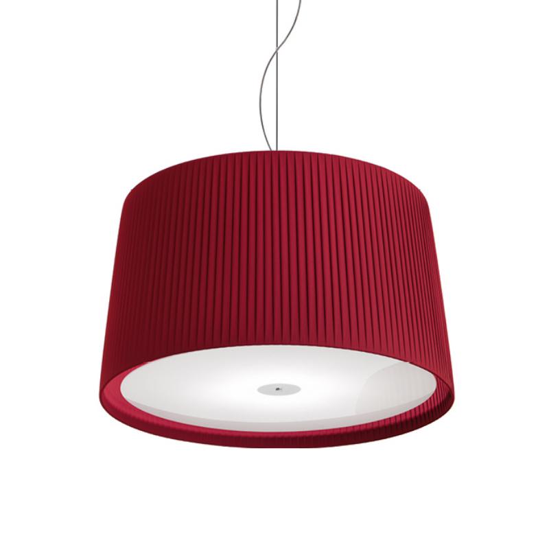 MODOLUCE lampe à suspension MILLELUCI Ø 80 cm (Plissé ribbon - Tissu et plexiglas opale)