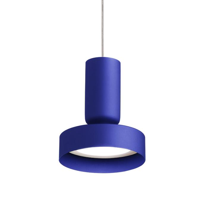 MODOLUCE lampe à suspension HAMMER Ø 18 cm (Bleu China - Métal)
