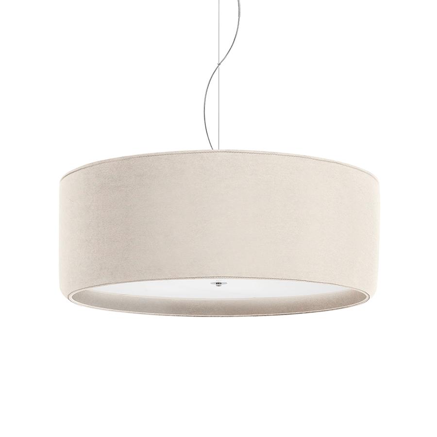 MODOLUCE lampe à suspension CIRCUS Ø 100 cm (Velvet - Tissu et plexiglas opale)