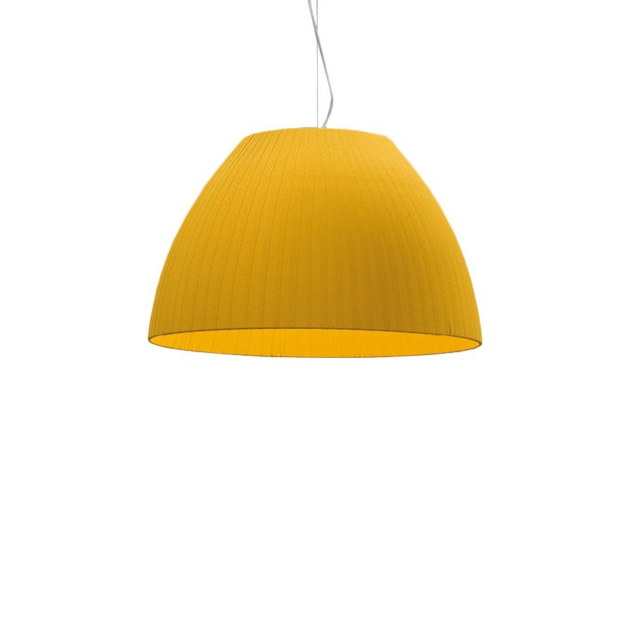 MODOLUCE lampe à suspension OLIVIA Ø 42 cm (Plissé - Tissu et plexiglas opale)