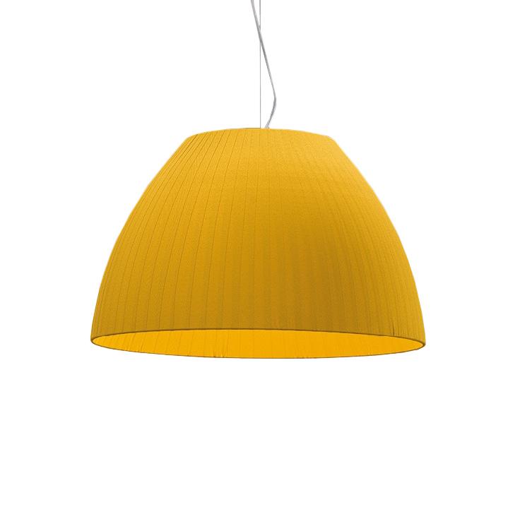 MODOLUCE lampe à suspension OLIVIA Ø 60 cm (Plissé - Tissu et plexiglas opale)