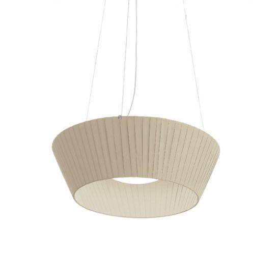 MODOLUCE lampe à suspension REVERSE BASIC B Ø 60 cm (Plissé ribbon - Tissu et PMMA opale)