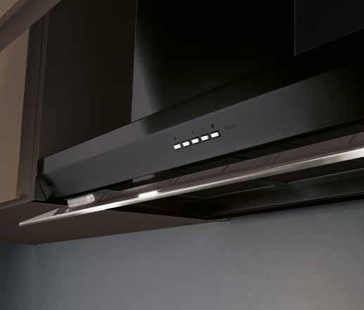FALMEC recessed undercabinet hood VIRGOLA BLACK EVOLUTION