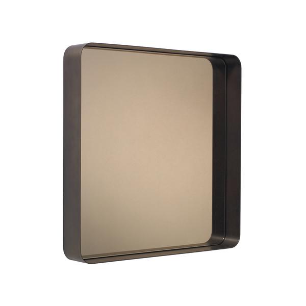 CLASSICON miroir murale CYPRIS 70x70 cm (Ottone brunito e vetro bronzo fumé - Métal et verre)