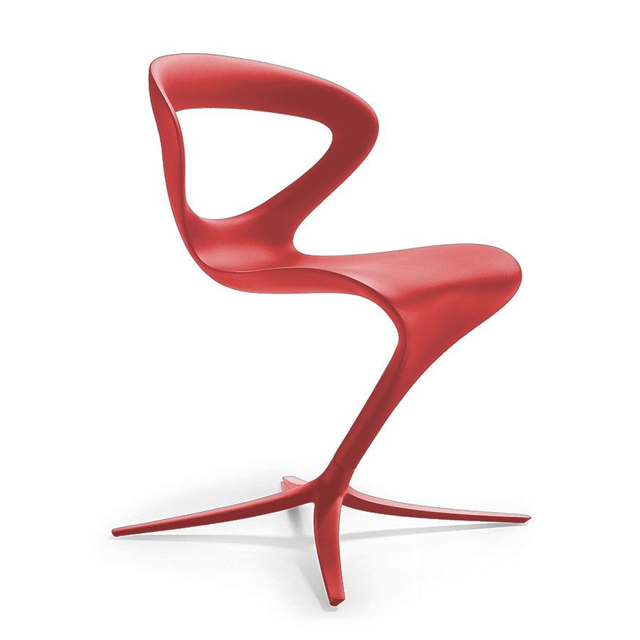 INFINITI chaise CALLITA CHAIR (Rouge - polyuréthane/aluminium)