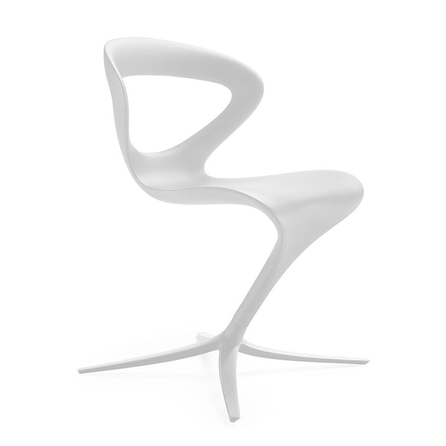 INFINITI chaise CALLITA CHAIR (Blanc - polyuréthane/aluminium)