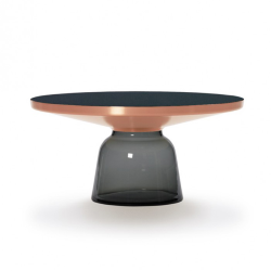 CLASSICON table BELL COFFEE TABLE avec la structure en cuivre