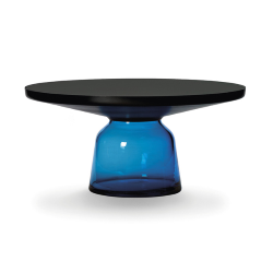 CLASSICON table BELL COFFEE TABLE avec la structure en acier noir