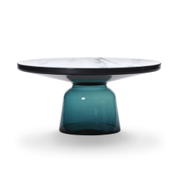 CLASSICON table BELL COFFEE TABLE avec la structure en acier noir