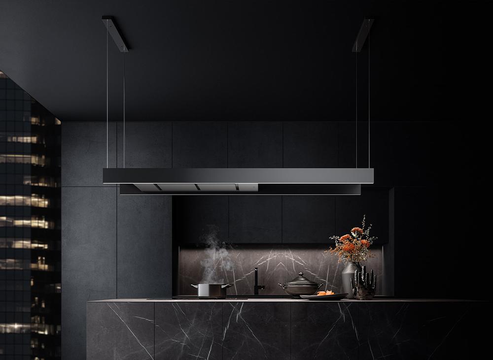 FALMEC hotte à suspension LIGHT NOIRE