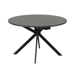 CONNUBIA extensible table with matt black base GIOVE CB/4739-D 120 cm