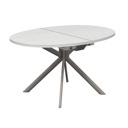 CONNUBIA extensible table with matt dove base GIOVE CB/4739-D 140 cm