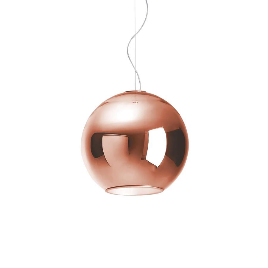 FONTANA ARTE lampe à suspension GLOBO DI LUCE SMALL (Cuivre - verre et métal)